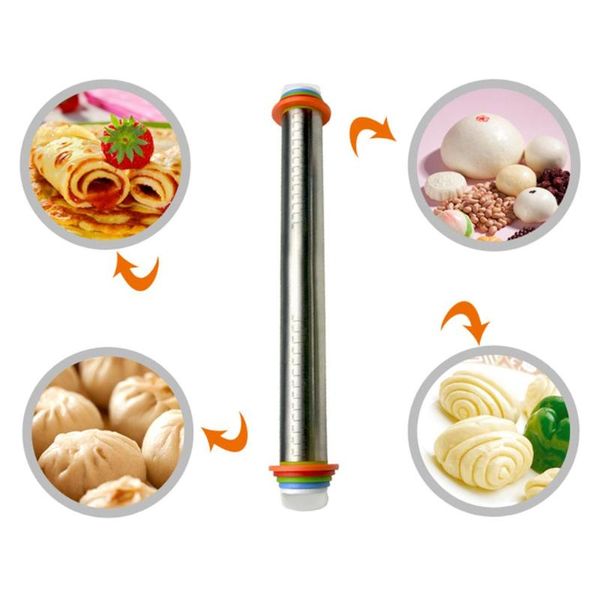 rolling pins & pastry boards adjustable stainless pin with scale dough stick for baking cookie removable thickness rings pizza pie tool
rolling pins & pastry boards adjustable stainless pin with scale dough stick for baking cookie removable thickness rings pizza pie tool