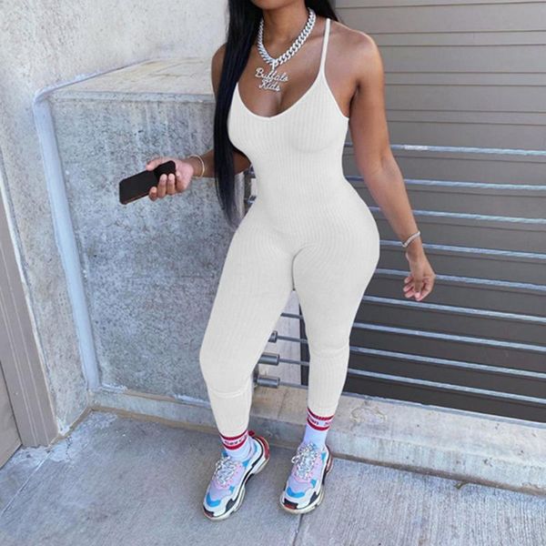 women's jumpsuits & rompers 2021 skinny casual womens jumpsuit suspenders summer sleeveless sporty playsuit bodycon female bodysuit, Black;white
women's jumpsuits & rompers 2021 skinny casual womens jumpsuit suspenders summer sleeveless sporty playsuit bodycon female bodysuit, Black;white