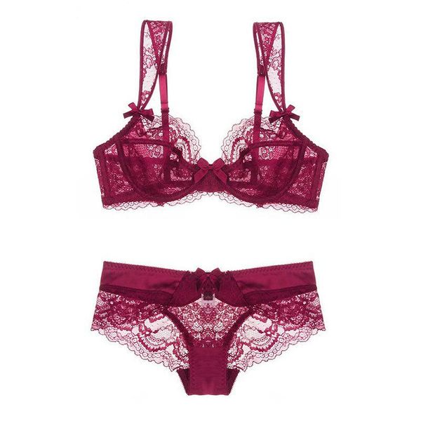 bras sets ultra thin transparent lace bra and panties set underwire see through underwear women lingerie big size 95c 95d a b c d cup, Red;black
bras sets ultra thin transparent lace bra and panties set underwire see through underwear women lingerie big size 95c 95d a b c d cup, Red;black