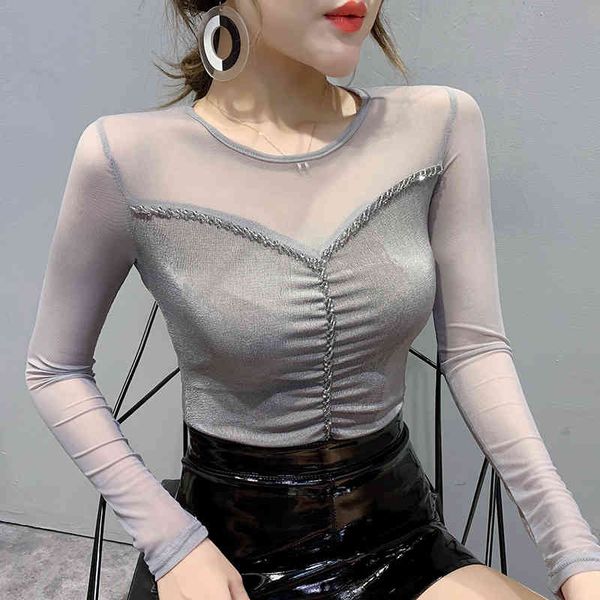 women's sweaters long-sleeve transparent shirt for women, and elegant knitted, grey black, spring autumn, 75xg, White;black
women's sweaters long-sleeve transparent shirt for women, and elegant knitted, grey black, spring autumn, 75xg, White;black