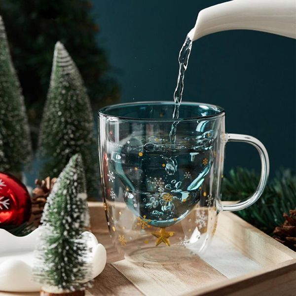 mugs christmas tree star cup creative double-layer glass high temperature mug double anti-scalding children's gift
mugs christmas tree star cup creative double-layer glass high temperature mug double anti-scalding children's gift