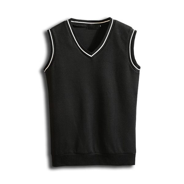 men's vests men cotton v-neck sweater vest solid slim fit perfect quality fashion clothes knitted wool casual vintage male coat, Black;white
men's vests men cotton v-neck sweater vest solid slim fit perfect quality fashion clothes knitted wool casual vintage male coat, Black;white