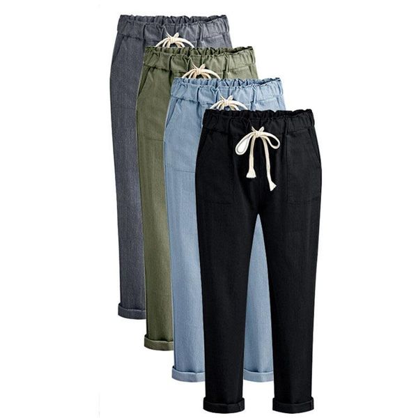 women's pants & capris women elastic waist pockets loose drawstring solid color trousers 2021 casual leisure long harajuku fashion, Black;white
women's pants & capris women elastic waist pockets loose drawstring solid color trousers 2021 casual leisure long harajuku fashion, Black;white