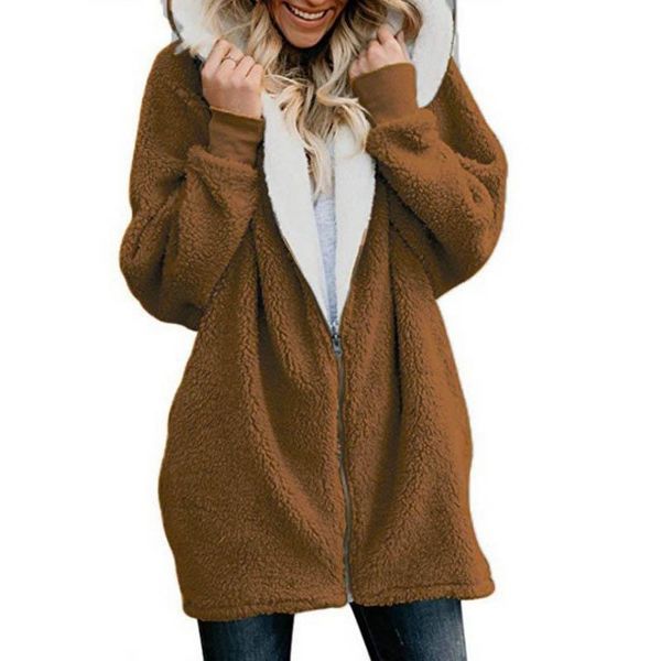 women's hoodies & sweatshirts women coat winter s-5xl causal soft hooded pocket zipper fleece plush female warm plus size faux fur fluf, Black
women's hoodies & sweatshirts women coat winter s-5xl causal soft hooded pocket zipper fleece plush female warm plus size faux fur fluf, Black