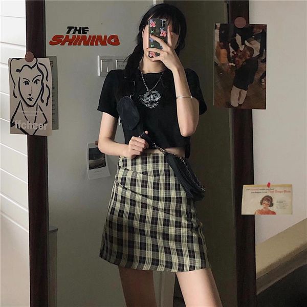 skirts women skirt summer 2021 high waist retro fashion all-match checkered bust a-line, Black
skirts women skirt summer 2021 high waist retro fashion all-match checkered bust a-line, Black