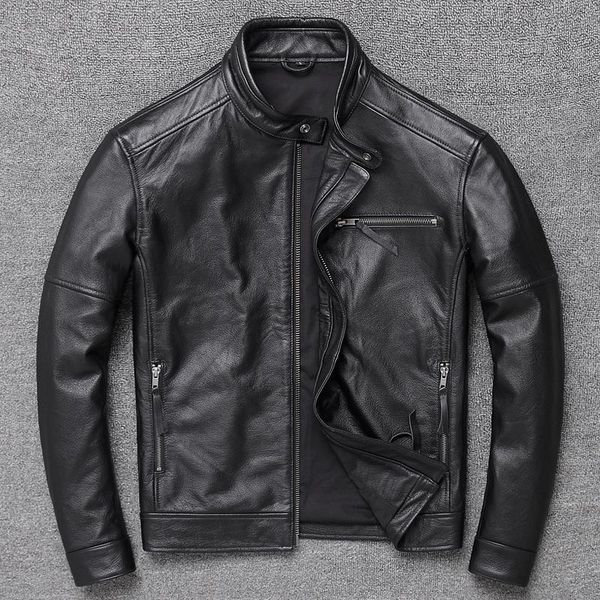 men's leather & faux genuine jacket men flight jackets mens long trench coat cuero chaqueta 2021, Black
men's leather & faux genuine jacket men flight jackets mens long trench coat cuero chaqueta 2021, Black