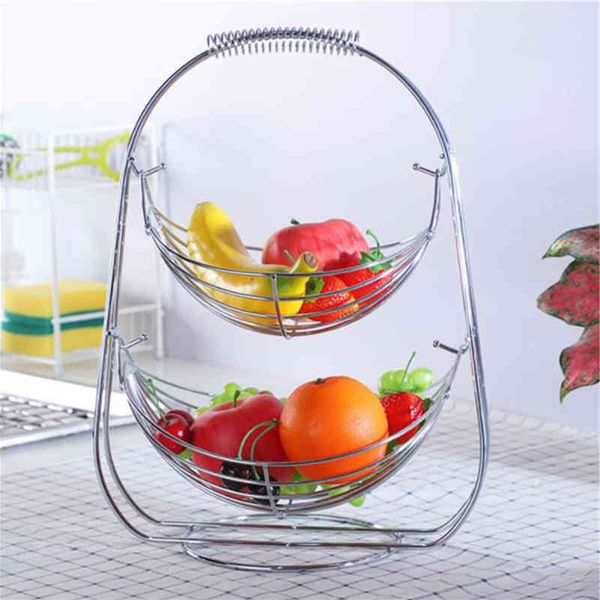 fashion iron fruit basket living room double layer fruit processing storage rack kitchen accessories wholesale
fashion iron fruit basket living room double layer fruit processing storage rack kitchen accessories wholesale