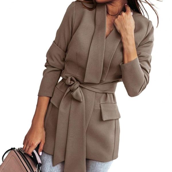 women's suits & blazers office lady blazer solid color turndown collar autumn winter belt lapel jacket suit coat women for daily wear, White;black
women's suits & blazers office lady blazer solid color turndown collar autumn winter belt lapel jacket suit coat women for daily wear, White;black