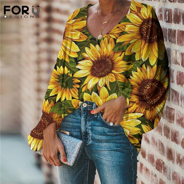 women's blouses & shirts forudesigns girls summer blouse yellow sunflower design soft long sleeved lantern ladies office chiffon blusa, White
women's blouses & shirts forudesigns girls summer blouse yellow sunflower design soft long sleeved lantern ladies office chiffon blusa, White