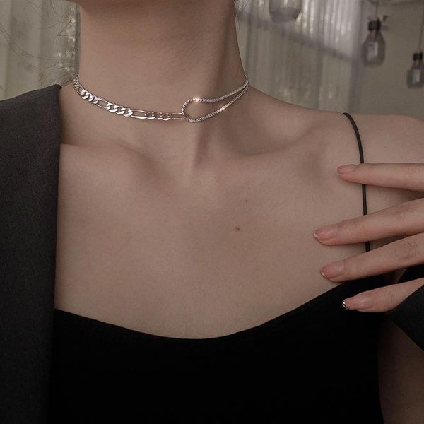 chains yaologe 925 sterling silver punk style chain stitching necklace trend clavicle fashion ladies jewelry gifts wholesale
chains yaologe 925 sterling silver punk style chain stitching necklace trend clavicle fashion ladies jewelry gifts wholesale