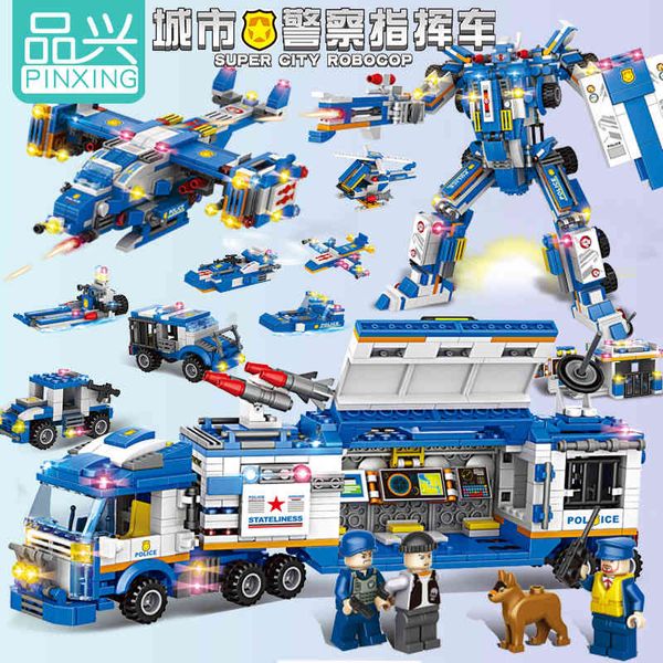 toys lego pinxing command car deformation robot children's assembly toy compatible building block 6-year-old boy
toys lego pinxing command car deformation robot children's assembly toy compatible building block 6-year-old boy