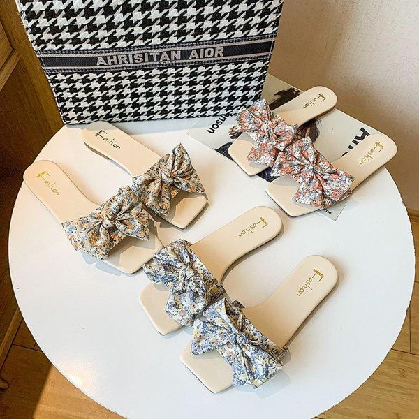 slippers fashion ladies flat bow shoes beach sandals square toe non-slip women's outdoor leisure, Black
slippers fashion ladies flat bow shoes beach sandals square toe non-slip women's outdoor leisure, Black
