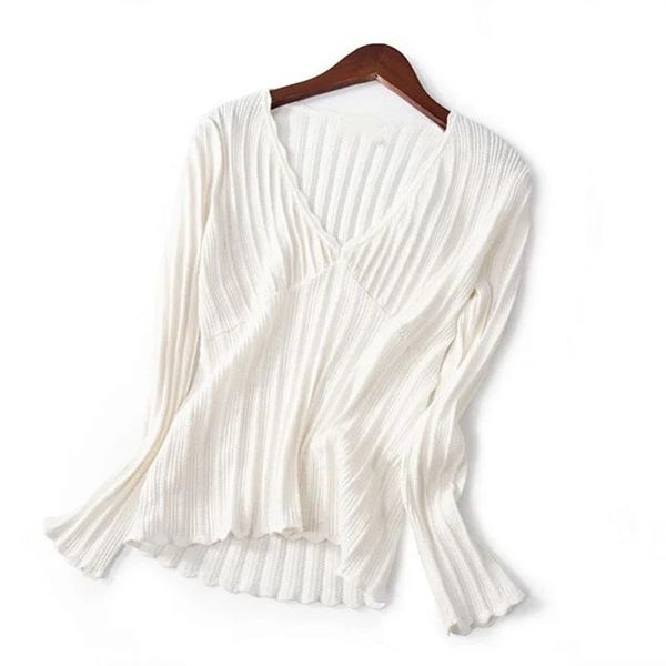 women's sweaters autumn women knit sweater long sleeve solid color elegant v-neck female lady pull, White;black
women's sweaters autumn women knit sweater long sleeve solid color elegant v-neck female lady pull, White;black