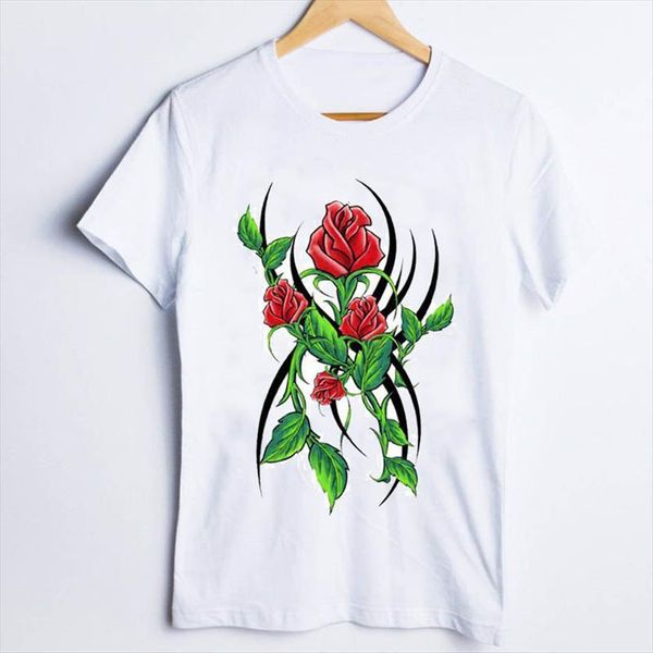 tees print short sleeve autumn women t shirts spring floral fashion clothes lady clothing female, White
tees print short sleeve autumn women t shirts spring floral fashion clothes lady clothing female, White