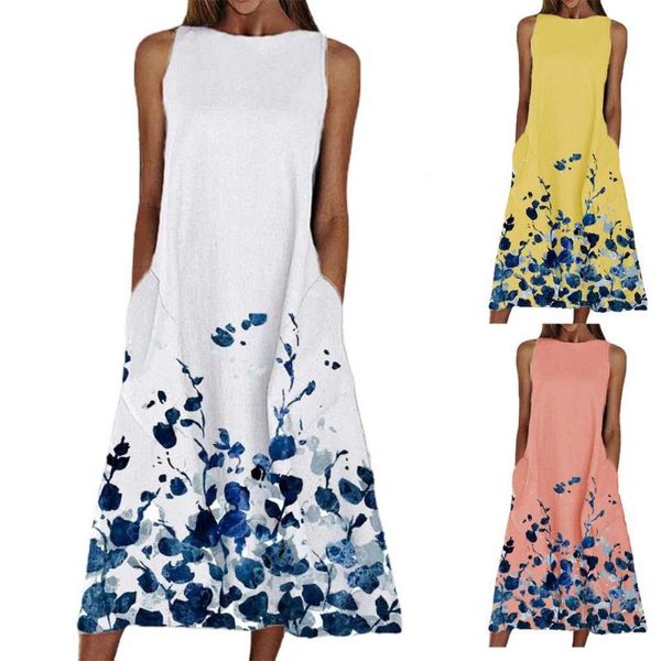 casual dresses 2021 bohemian summer maxi long pockets dress vintage women floral printed vestido plus size sleeveless cotton linen sundress, Black;gray
casual dresses 2021 bohemian summer maxi long pockets dress vintage women floral printed vestido plus size sleeveless cotton linen sundress, Black;gray