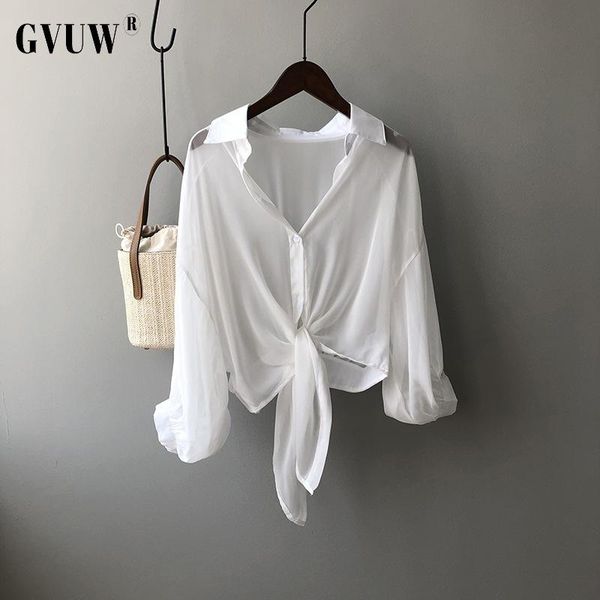 women's blouses & shirts gvuw female sun protection blouse turn-down collar long sleeve loose shirt fashion tide spring summer 2021 arr, White
women's blouses & shirts gvuw female sun protection blouse turn-down collar long sleeve loose shirt fashion tide spring summer 2021 arr, White