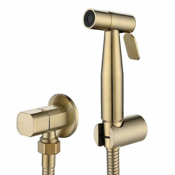 other faucets, showers & accs hand held toilet bidet sprayer brushed gold stainless steel jet douche kit shattaf faucet washer cleaning bg90
other faucets, showers & accs hand held toilet bidet sprayer brushed gold stainless steel jet douche kit shattaf faucet washer cleaning bg90