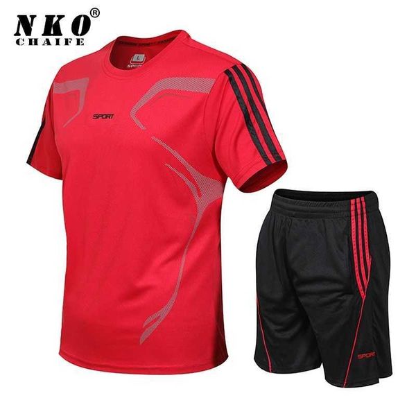 plus size 8xl tracksuits summer sport t-shirt shorts two piece set quick dry sportswear fitness running casual suit men, Gray
plus size 8xl tracksuits summer sport t-shirt shorts two piece set quick dry sportswear fitness running casual suit men, Gray