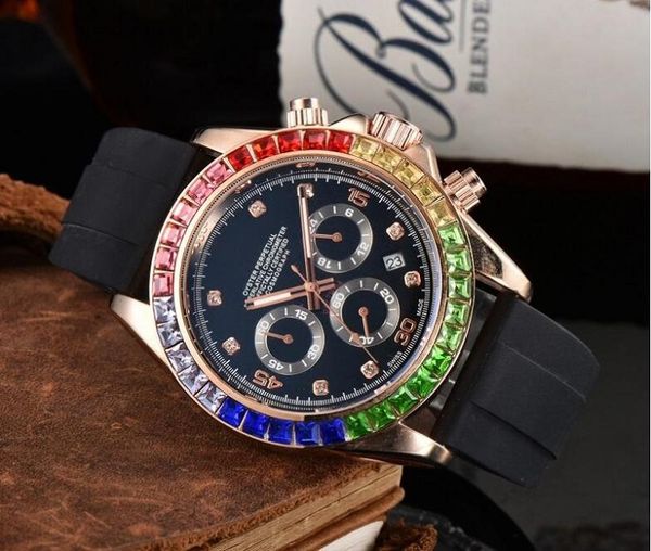 relogio luxury watch sapphire men day date colorful diamonds automatic movement women mens watches montre de luxe wristwatches, Slivery;brown
relogio luxury watch sapphire men day date colorful diamonds automatic movement women mens watches montre de luxe wristwatches, Slivery;brown