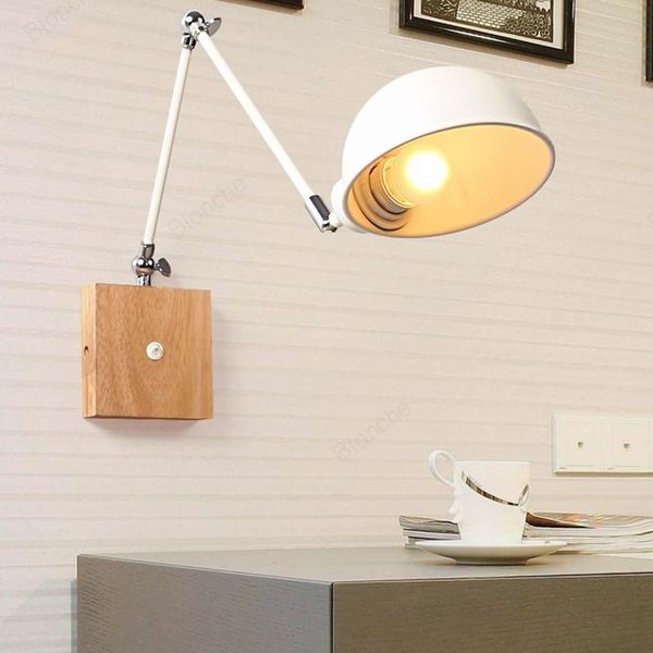 adjustable wooden wall lamps modern foldable sconce white bedside light for dining room bedroom study reading home lighting lamp
adjustable wooden wall lamps modern foldable sconce white bedside light for dining room bedroom study reading home lighting lamp