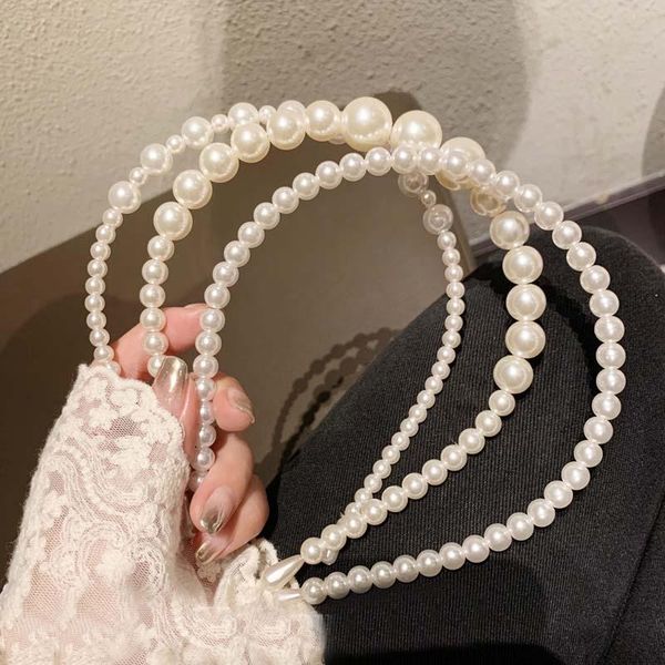 hair clips & barrettes elegant simulation pearls hoop headband bands for women headwear pearl beads hairband accessories, Golden;silver
hair clips & barrettes elegant simulation pearls hoop headband bands for women headwear pearl beads hairband accessories, Golden;silver