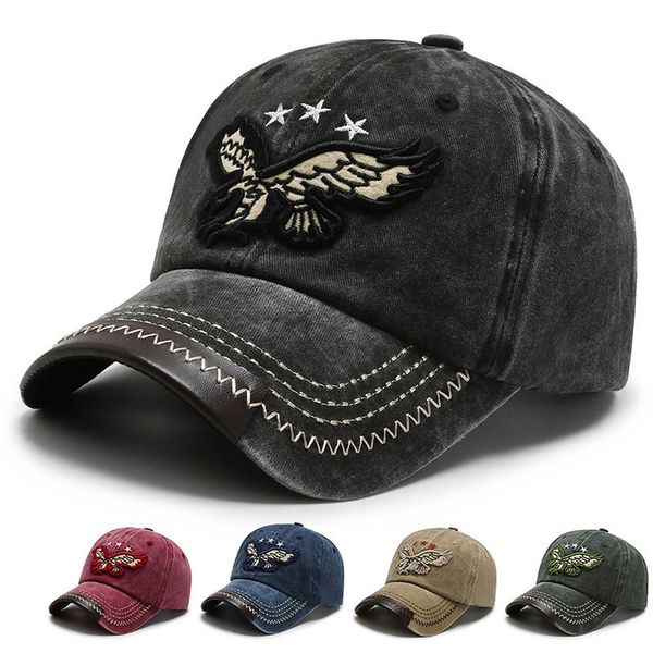 korean version old washed cowboy baseball hat men and women street versatile embroidered eagle curved brim cap fashion, Blue;gray
korean version old washed cowboy baseball hat men and women street versatile embroidered eagle curved brim cap fashion, Blue;gray
