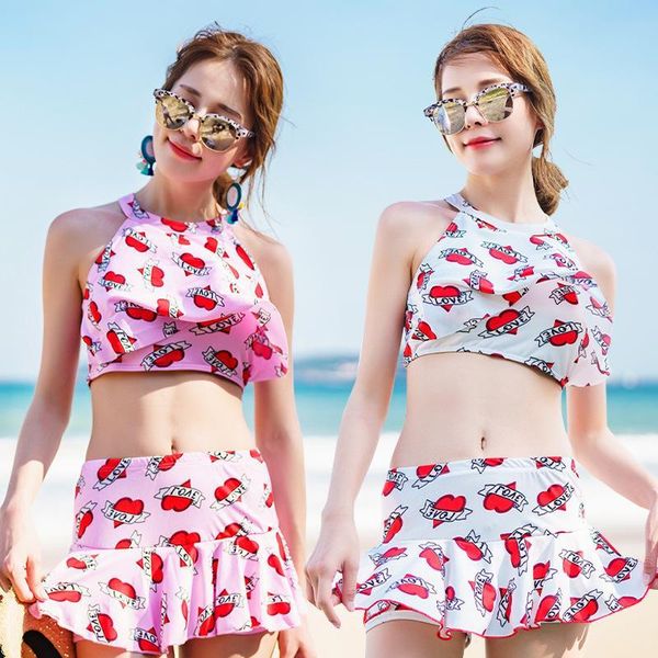 women's swimwear summer 2021 ladies fashion bikini set split thin skirt two-piece suit covering meat conservative swimsuit, White;black
women's swimwear summer 2021 ladies fashion bikini set split thin skirt two-piece suit covering meat conservative swimsuit, White;black