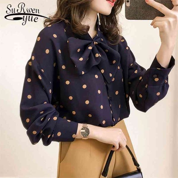 long sleeve shirt women blouses chiffon bow v-neck ol plus size korean fashion clothes 1206 210421, White
long sleeve shirt women blouses chiffon bow v-neck ol plus size korean fashion clothes 1206 210421, White