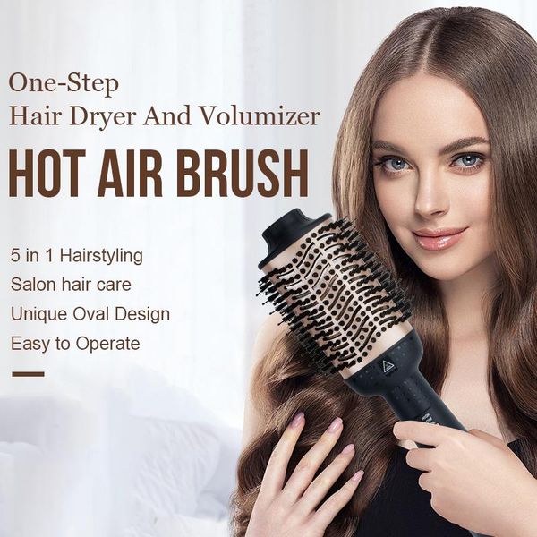 five-in-one one-step hair dryer comb professional curler straightening brush smoothing frizz ionic soft styler electric brushes
five-in-one one-step hair dryer comb professional curler straightening brush smoothing frizz ionic soft styler electric brushes