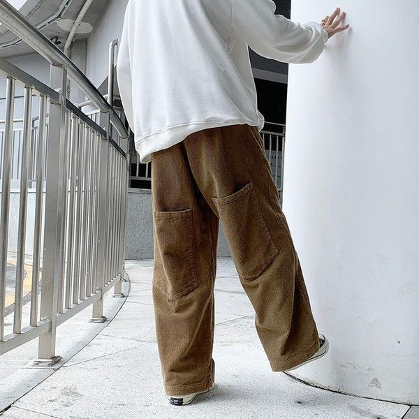 men's pants oversized casual men fashion multi-pocket corduroy streetwear loose hip-hop wide-leg mens trousers s-3xl, Black
men's pants oversized casual men fashion multi-pocket corduroy streetwear loose hip-hop wide-leg mens trousers s-3xl, Black