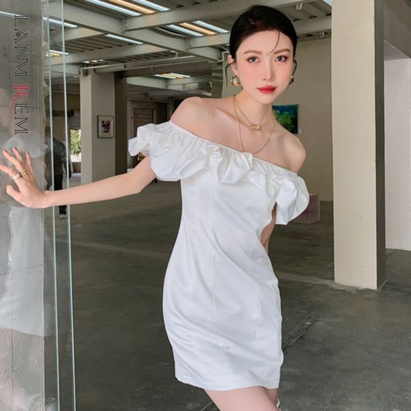 women slash neck a-line short sleeve white dress loose fit female fashion tide summer arrivals 2h020 210507, Black;gray
women slash neck a-line short sleeve white dress loose fit female fashion tide summer arrivals 2h020 210507, Black;gray