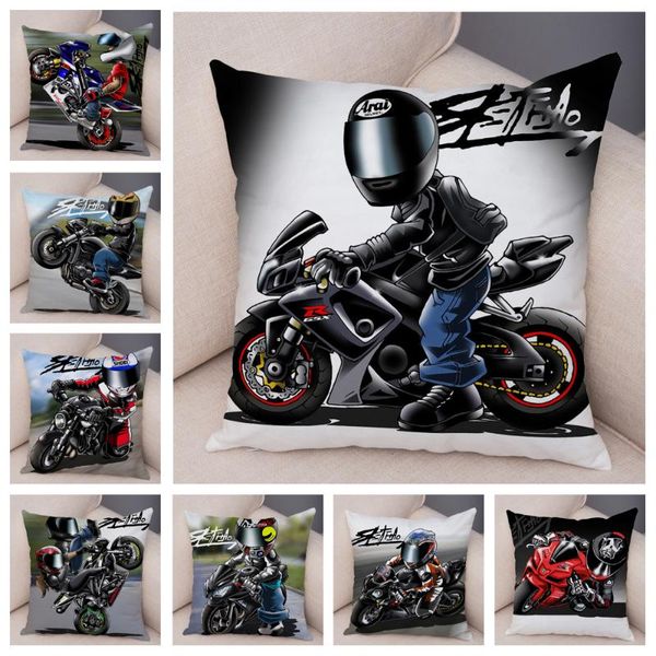 cushion/decorative pillow extreme sports cushion cover decor cartoon motorcycle pillowcase soft plush colorful mobile bike case for sofa hom
cushion/decorative pillow extreme sports cushion cover decor cartoon motorcycle pillowcase soft plush colorful mobile bike case for sofa hom