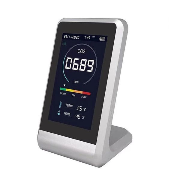gas analyzers detection temperature humidity monitor lcd display air quality analyzer household baby bedroom office porous design
gas analyzers detection temperature humidity monitor lcd display air quality analyzer household baby bedroom office porous design