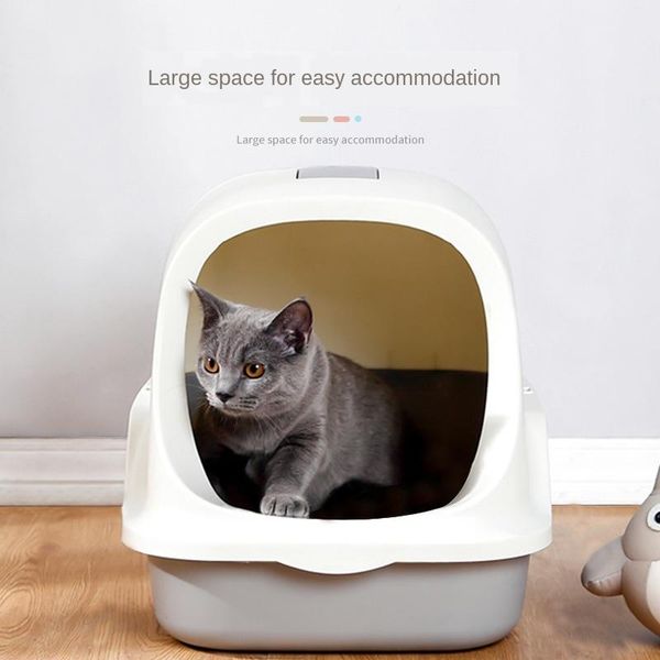 cat beds & furniture large fully enclosed litter box supplies boxes pet toilet shi bian qi