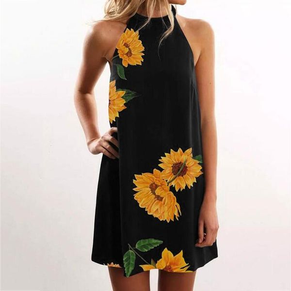 casual dresses 40# halter sunflower print dress women sleeveless o neck summer 2021 vintage sundresses mini vestidos, Black;gray
casual dresses 40# halter sunflower print dress women sleeveless o neck summer 2021 vintage sundresses mini vestidos, Black;gray