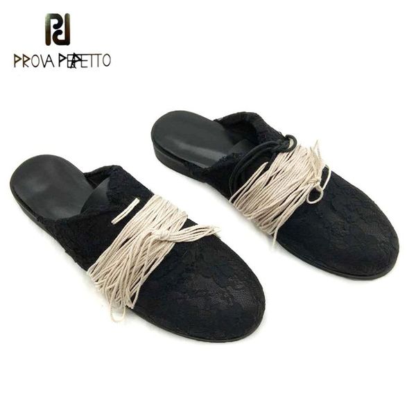 slippers dark style retro lace half spring and summer strap soft leather round toe thick heel handmade muller shoes, Black
slippers dark style retro lace half spring and summer strap soft leather round toe thick heel handmade muller shoes, Black