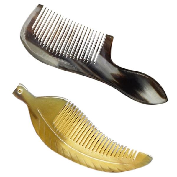 handle horn comb natural grain road small yak anti-static massage health comb, style 2 & 1 hair brushes, Silver
handle horn comb natural grain road small yak anti-static massage health comb, style 2 & 1 hair brushes, Silver