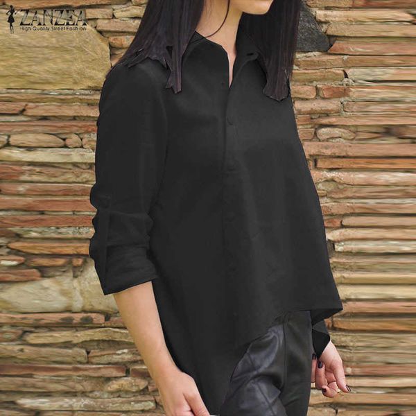 women's blouses & shirts blouses plus size fashion asymmetrical women spring button up casual ladies loose solid lapel tuni lzfy, White
women's blouses & shirts blouses plus size fashion asymmetrical women spring button up casual ladies loose solid lapel tuni lzfy, White