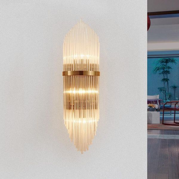 creative golden luxury indoor living room crystal wall lamp bedside led post modern classic el aisle corridor light
creative golden luxury indoor living room crystal wall lamp bedside led post modern classic el aisle corridor light