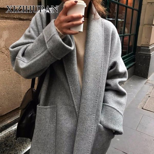 women's trench coats xizihupan gray coat female long sleeve big pockets thick overcoat lace up windbreaker turn down collar korean clot, Tan;black
women's trench coats xizihupan gray coat female long sleeve big pockets thick overcoat lace up windbreaker turn down collar korean clot, Tan;black