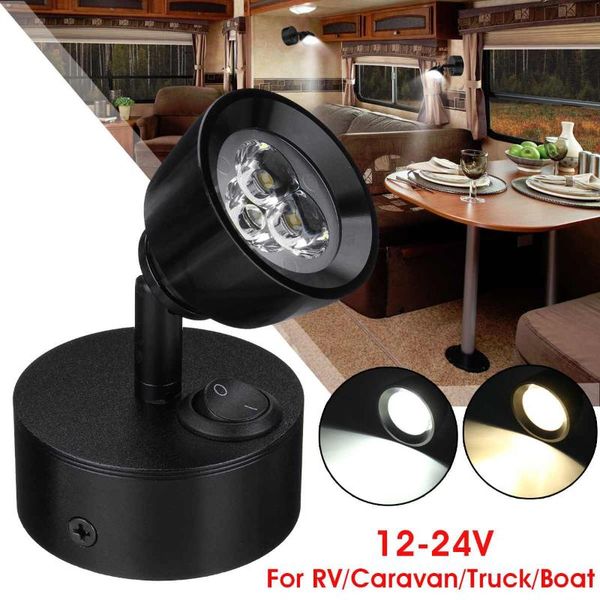 parts 2pcs 12v 24v aluminum reading light led spot wall for camper van caravan boat rv
parts 2pcs 12v 24v aluminum reading light led spot wall for camper van caravan boat rv