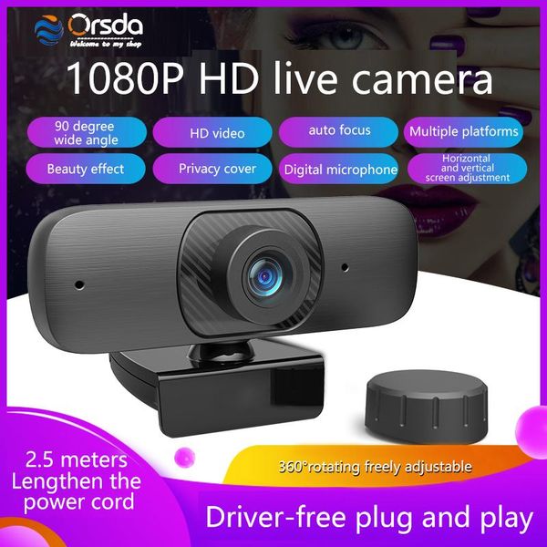 webcams full hd camera 1080p 360-degree rotating privacy shield auto focus suitable for tablet and deskcomputerlivebroadcast lap
webcams full hd camera 1080p 360-degree rotating privacy shield auto focus suitable for tablet and deskcomputerlivebroadcast lap