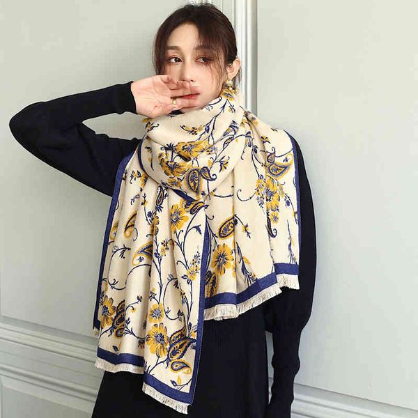 70% off design scarf autumn and winter new cashew flower warm female double-sided imitation cashmere thickened student bib big shawl, Blue;gray
70% off design scarf autumn and winter new cashew flower warm female double-sided imitation cashmere thickened student bib big shawl, Blue;gray
