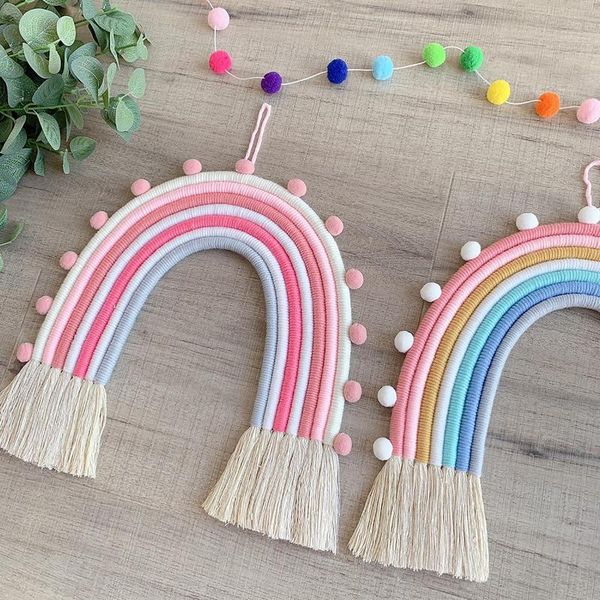 nordic hand woven cloud rainbow pendant for kids room decorations baby bed tent hanging ornaments nursery decor po props decorative objects
nordic hand woven cloud rainbow pendant for kids room decorations baby bed tent hanging ornaments nursery decor po props decorative objects