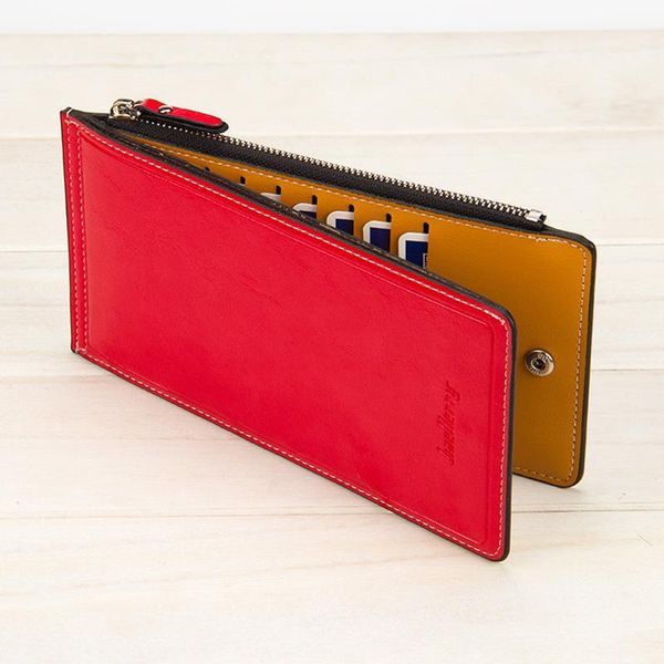 leather wallet women long card holder ladies clutch purse wallets zipper money bag coin pocket portefeuille w166, Red;black
leather wallet women long card holder ladies clutch purse wallets zipper money bag coin pocket portefeuille w166, Red;black