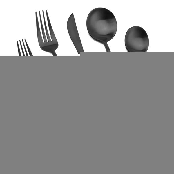 matte black flatware cutlery set , satin finish 20 piece stainless steel utensils for home and restaurant. dinnerware sets
matte black flatware cutlery set , satin finish 20 piece stainless steel utensils for home and restaurant. dinnerware sets