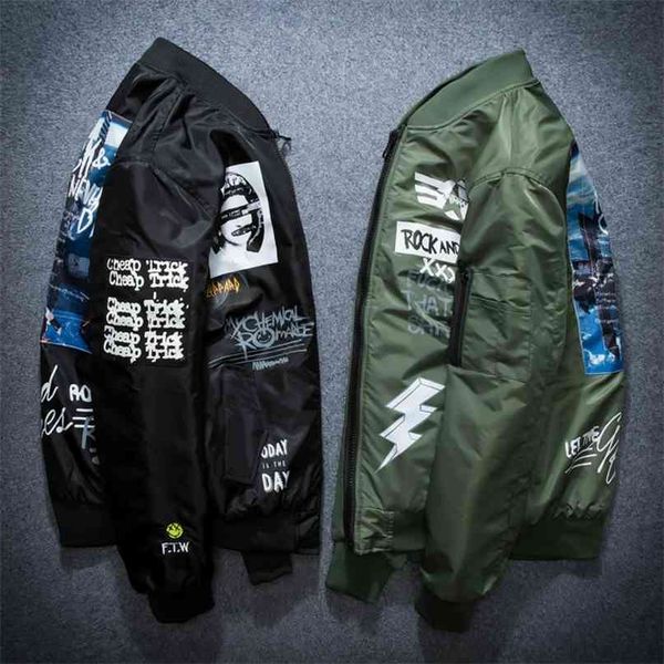 autumn winter ma1 bomber jacket men army pilot jackets thick youth punk hip hop baseball coat male fashion casual streetwear 210820, Black;brown
autumn winter ma1 bomber jacket men army pilot jackets thick youth punk hip hop baseball coat male fashion casual streetwear 210820, Black;brown
