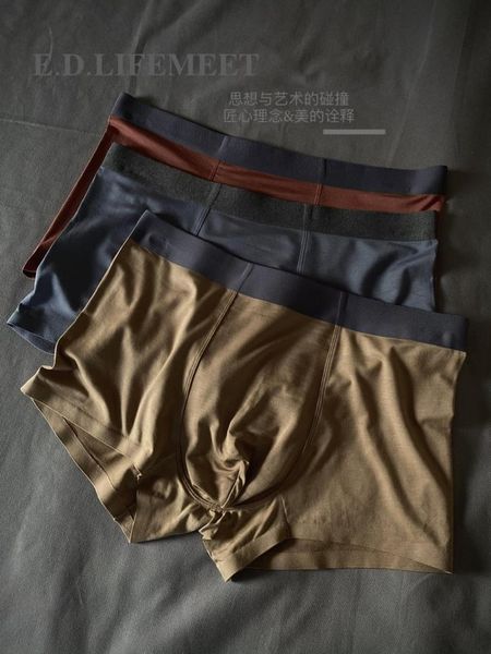 underpants 3pcs men's boxer underwear pants young fashion boxed package mid waist elastic summer ice, Black;white
underpants 3pcs men's boxer underwear pants young fashion boxed package mid waist elastic summer ice, Black;white
