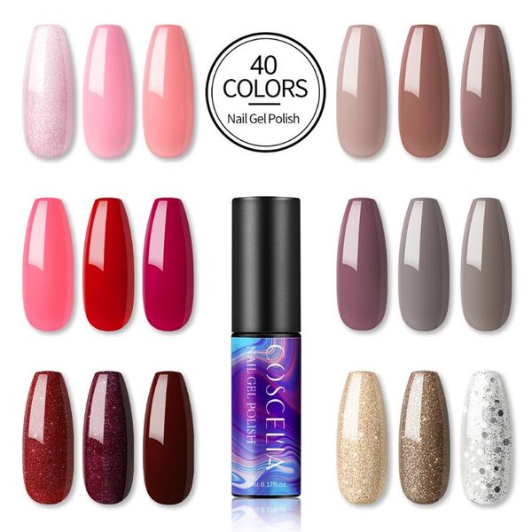 nail gel 40 color polish 5ml semi permanent varnish hybrid soak off enamel paint art decoration supply all for manicure, Red;pink
nail gel 40 color polish 5ml semi permanent varnish hybrid soak off enamel paint art decoration supply all for manicure, Red;pink