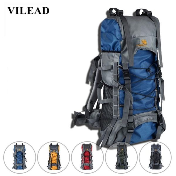 vilead 60l polyester waterproof hiking backpack large capacity outdoor camping shoulder bag men women travel sports bags
vilead 60l polyester waterproof hiking backpack large capacity outdoor camping shoulder bag men women travel sports bags